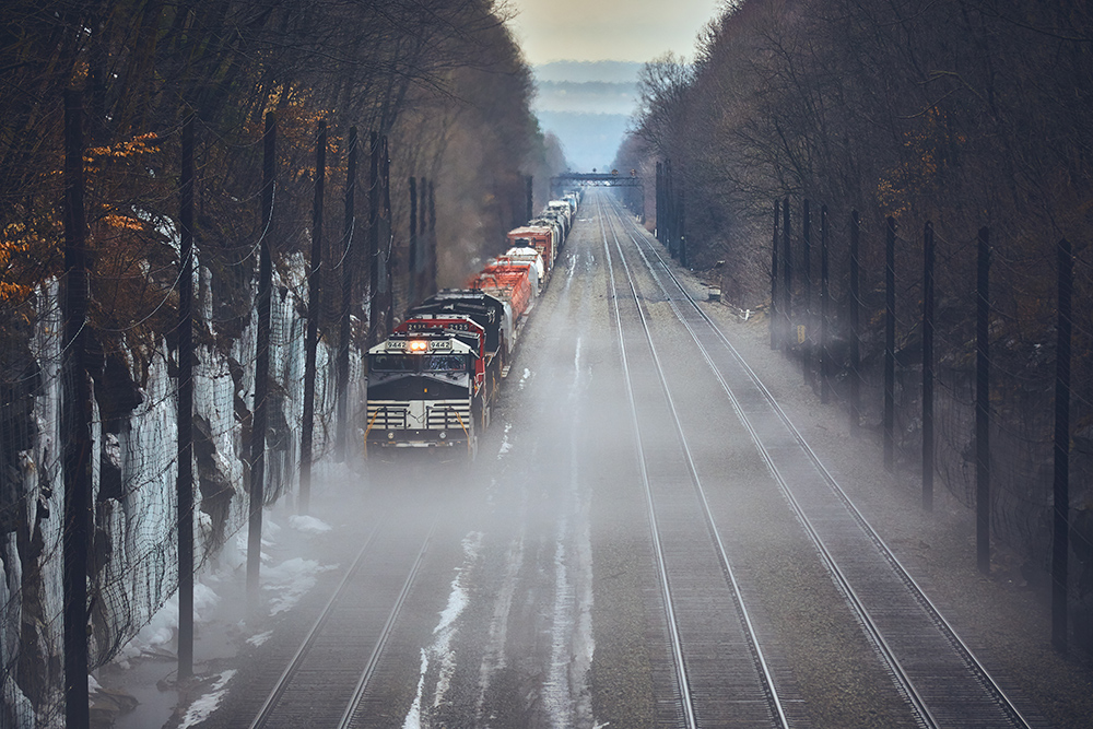Train In The Fog