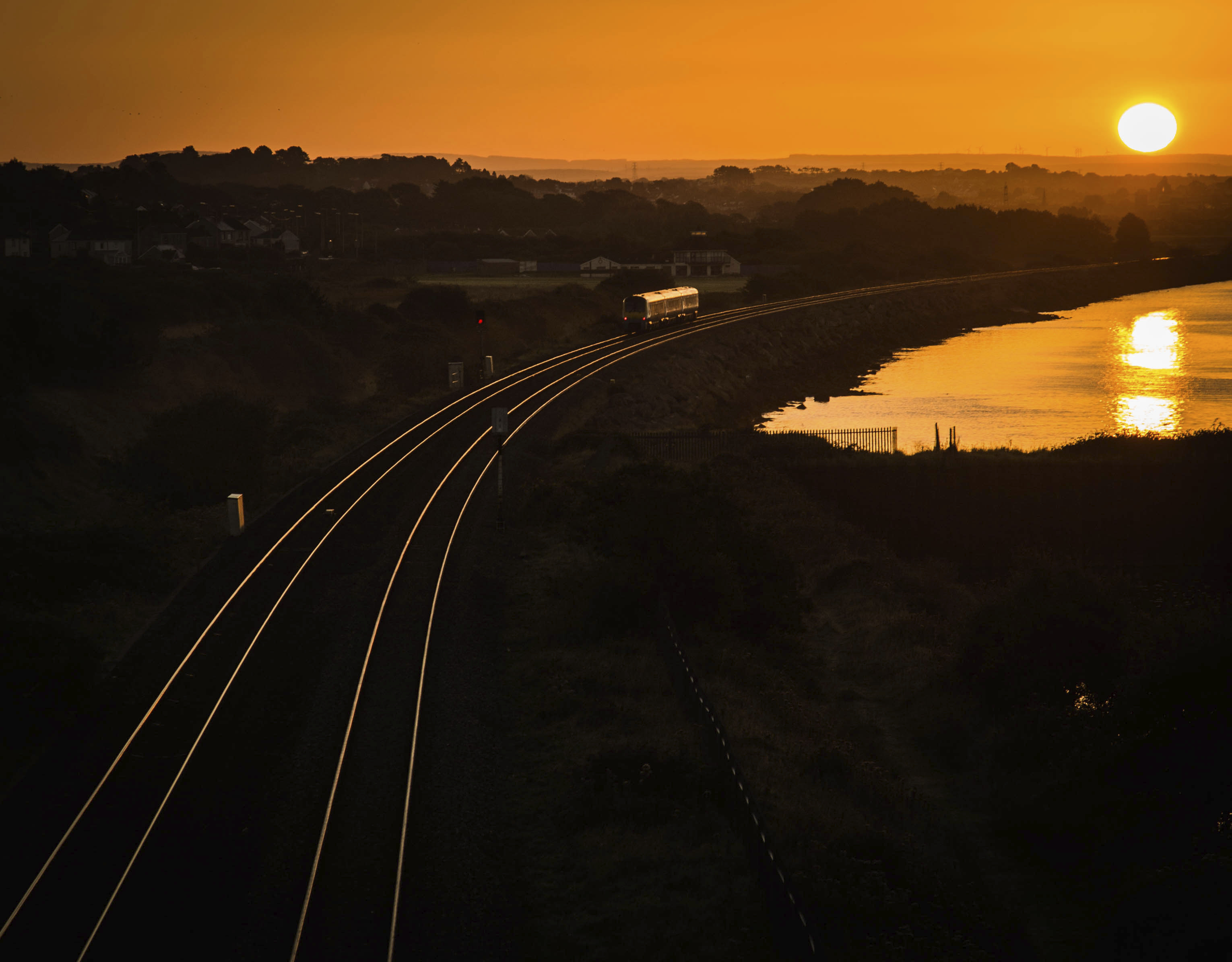 Train At Sunset 000080132809 Large